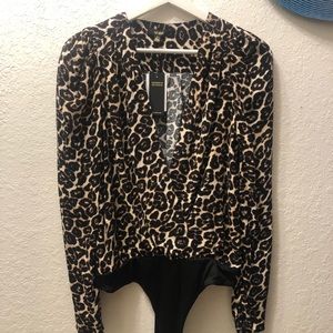 AFRM bodysuit Leopard - New